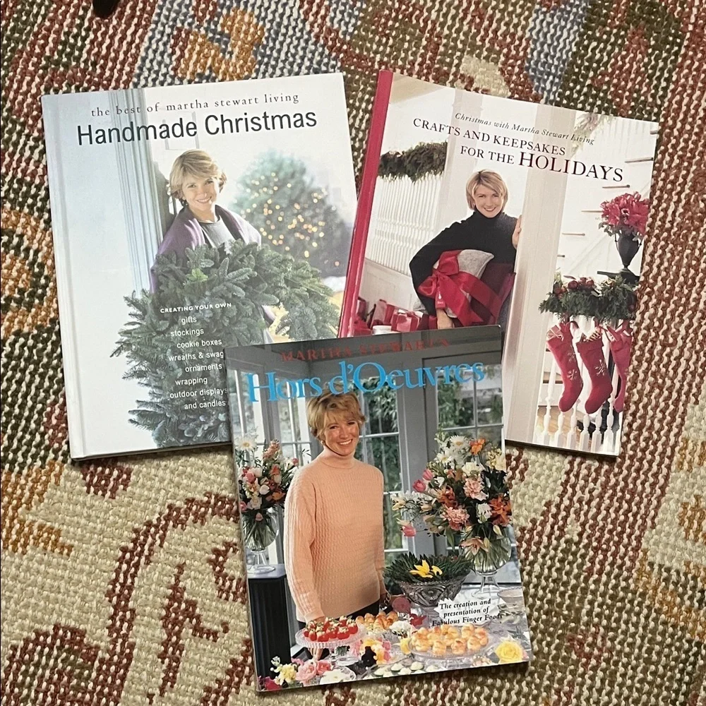 Vintage Martha Stewart Cookbooks and Living